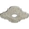 Ekena Millwork Peralta Ceiling Medallion (Canopies up to 4 5/8"), 17 3/4"OD x 3 1/8"ID x 1"P, Pot of Cream Crackle CM17PEPCC - alternate 2